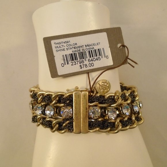 Tommy Bahama Jewelry Tommy Bahama Rhinestone Flower Shine Statement 78 Poshmark